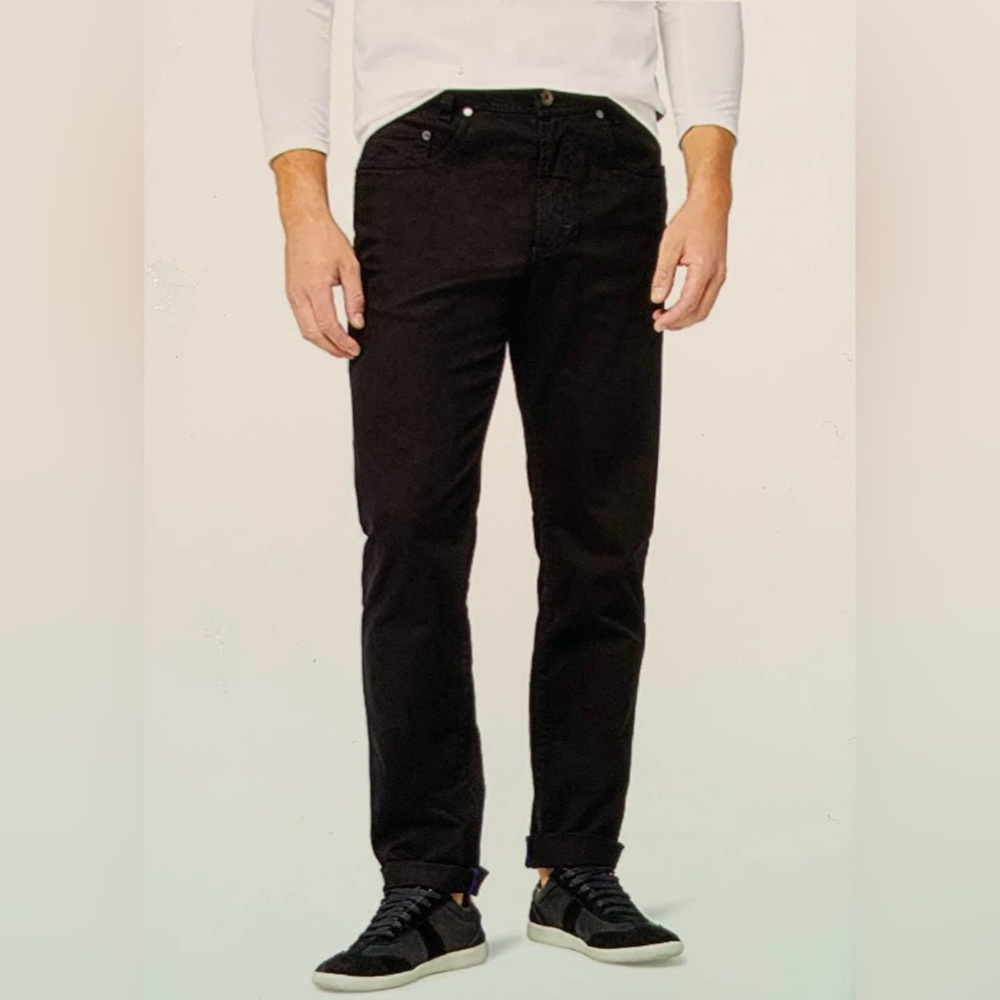 Atelier GARDEUR NEVIO Regular-Fit Premium Denim Stretch Jeans Black ~New~